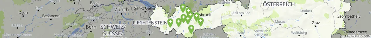 Kartenansicht für Apotheken-Notdienste in der Nähe von Galtür (Landeck, Tirol)